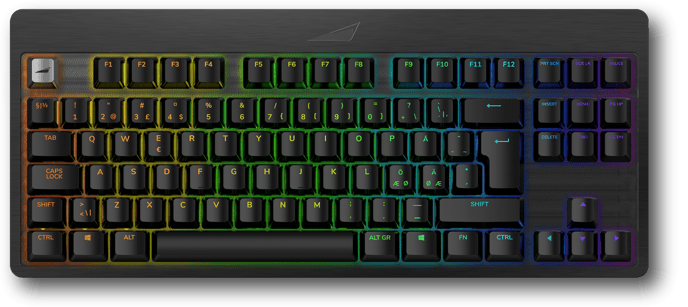 Everest Max - Modular hotswap mechanical keyboard with displays