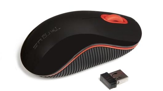 Targus Wireless Bluetrace Mouse, Svart/Röd