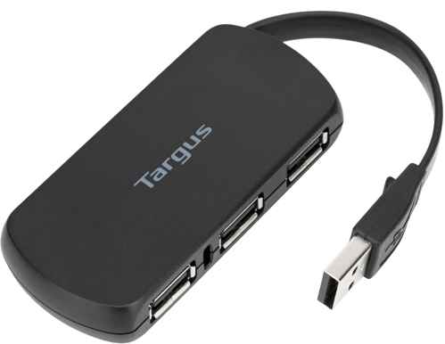 Targus USB 2.0-adapter 4-portar Svart