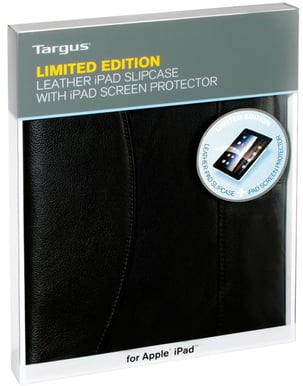 Targus Leather iPad Slipcase med screen protector