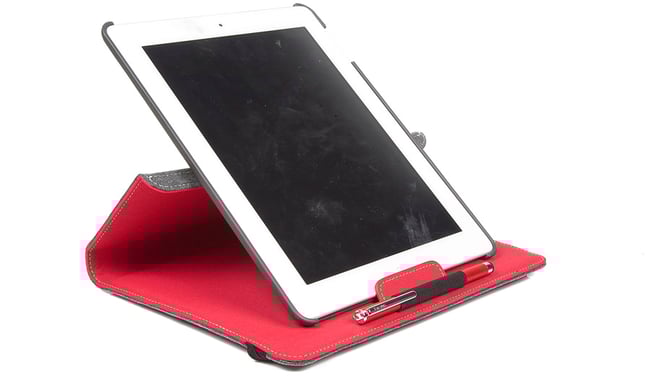 Targus Versavu 360 Rotating Stand till iPad3 Grå/Röd