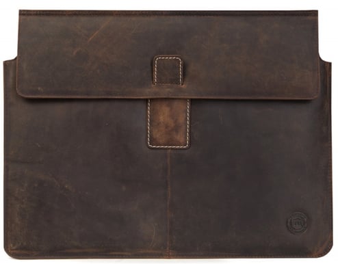 D.Bramante 13" Leather Envelope Hunter dark