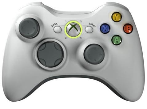 Microsoft Xbox 360 - Trådlös Handkontroll Vit