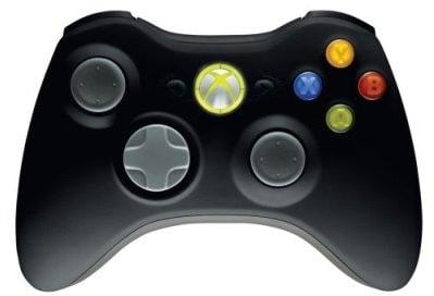 Microsoft Xbox 360 - Trådlös Handkontroll Svart