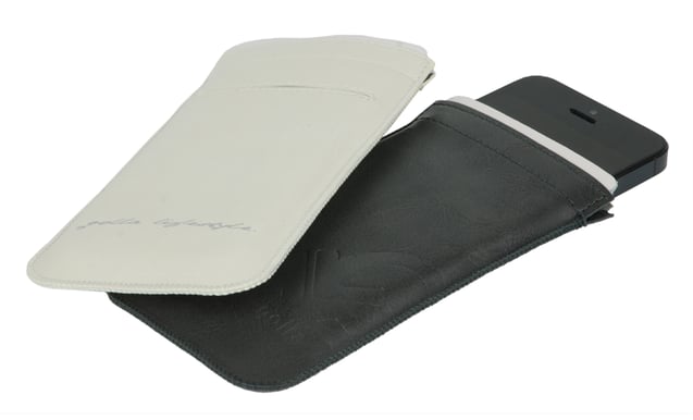 GOLLA iPhone 5 Slim Phone Pocket Lea Vit
