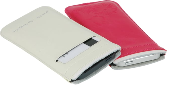 GOLLA iPhone 5 Slim Phone Pocket Lea Vit