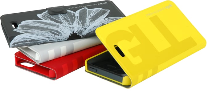 GOLLA iPhone 5 Slim Folder Carlos Röd