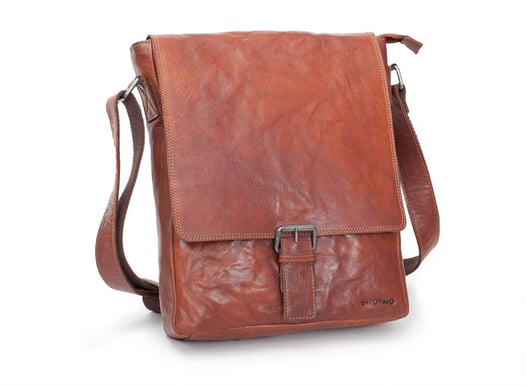 Baoobaoo 13" Vertical Flap Bag Brandy