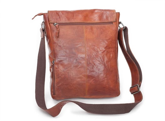 Baoobaoo 13" Vertical Flap Bag Brandy