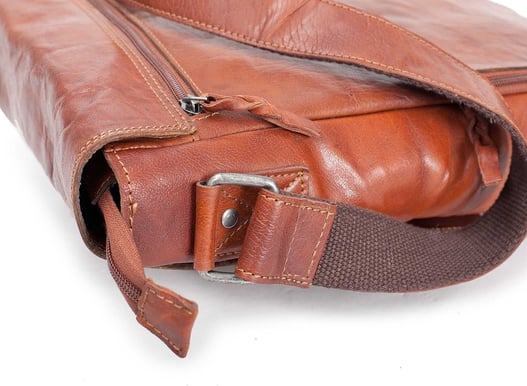 Baoobaoo 13" Vertical Flap Bag Brandy