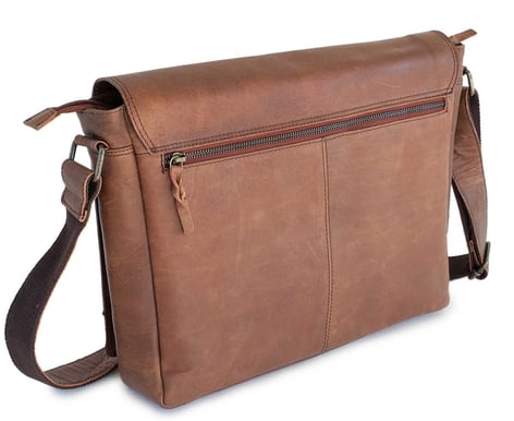 BaooBaoo 13" Flap Bag Brown