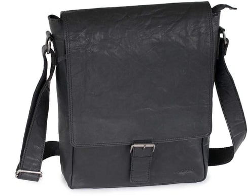 Baoobaoo 13" Vertical Flap Bag Black