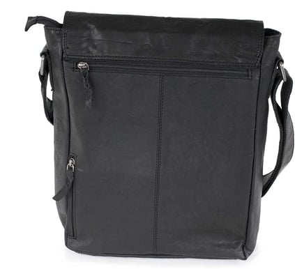 Baoobaoo 13" Vertical Flap Bag Black
