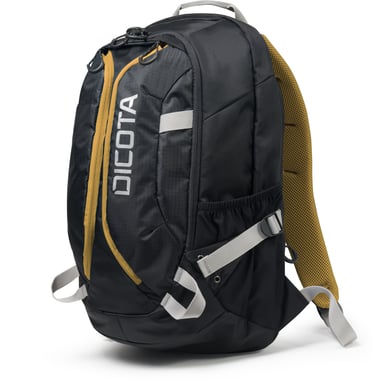 Dicota 14-15,6" Backpack Active Svart/gul