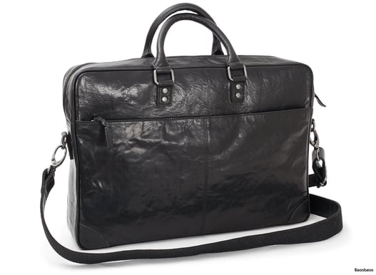 Baoobaoo 15" Briefcase Soft Black