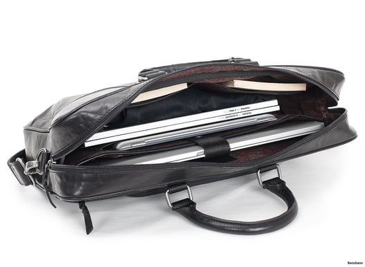 Baoobaoo 15" Briefcase Soft Black