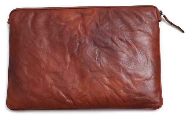 Baoobaoo 13" Leather Sleeve Brandy