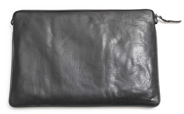 Baoobaoo 13" Leather Sleeve Black