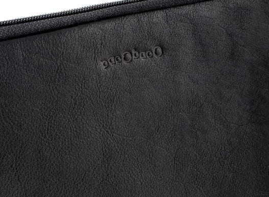 Baoobaoo 13" Leather Sleeve Black