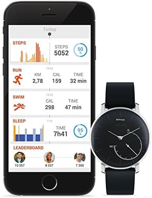Withings Activité Steel Svart