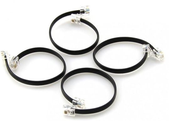 Makeblock 6P6C RJ25 kabel 20cm (4-Pack)