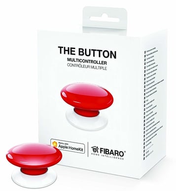 Fibaro The Button - Röd, HomeKit
