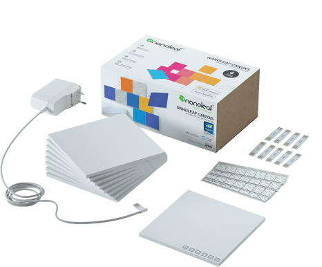 Nanoleaf Canvas Startkit 9 paneler