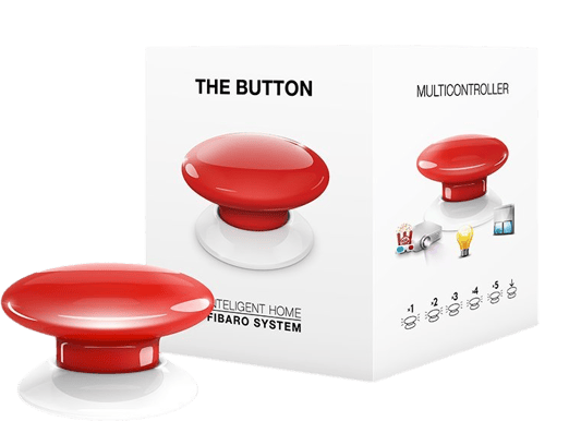 Fibaro The Button - Röd