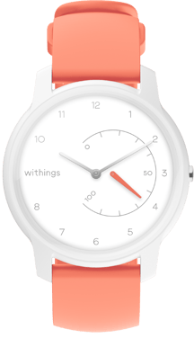 Withings Move Vit/Korall