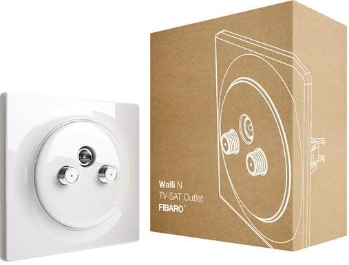 Fibaro Walli N TV-SAT Outlet