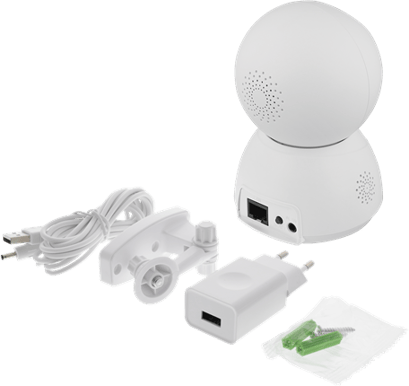 DELTACO Nätverkskamera PTZ 720p WiFi