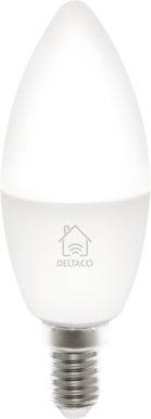 DELTACO LED-lampa E14 WiFI 5W dimbar