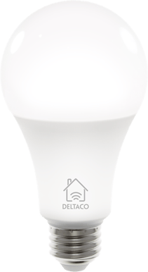 DELTACO LED-lampa E27 E27 WiFI 9W dimbar