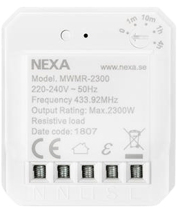 Nexa MWMR-2300 Relä med timer