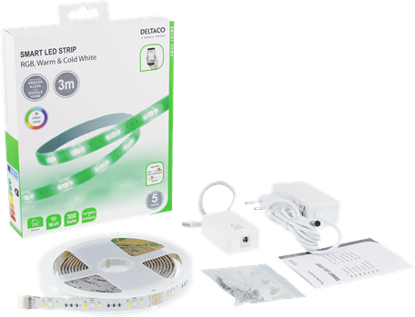 DELTACO Smart RGB LED- list 3m WiFi