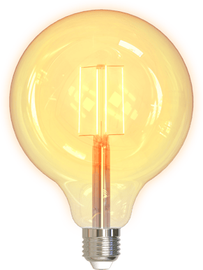 DELTACO LED-lampa Filament E27 WiFI 5.5W G125