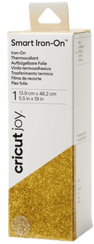 Cricut Joy Smart Iron-On Glitter Gold 14 cm x 48 cm