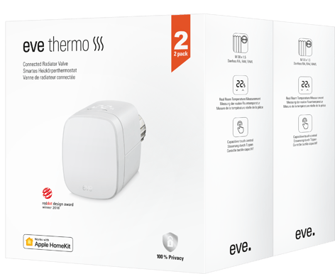 Eve Thermo Radiator Valve 2-pack