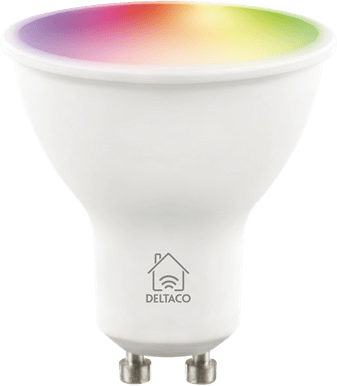 DELTACO LED- lampa GU10 WiFI 5W RGB