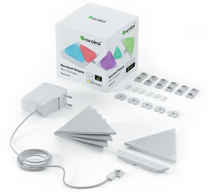 Nanoleaf Shapes Triangles Mini Starter Kit - 5 Paneler