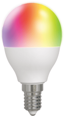 DELTACO LED-lampa E14 WiFI 5W dimbar Klot