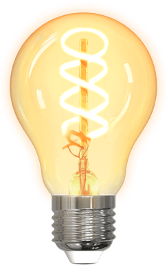 DELTACO LED-lampa Filament E27, WiFI, 5.5W