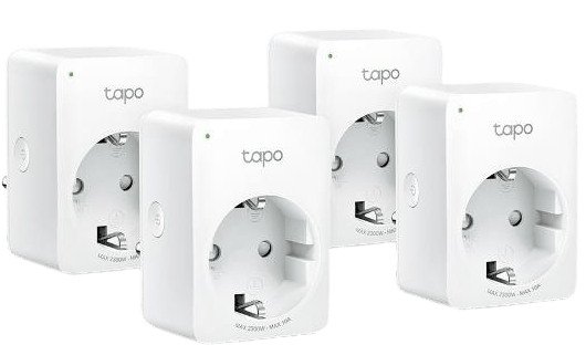 TP-Link Tapo P100 Mini Smart Plug WiFi 4-pack
