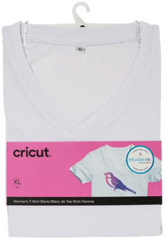 Cricut Infusible Ink Women's White T-Shirt (XL)