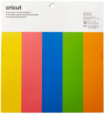 Cricut Smart Sticker Cardstock 33x33cm 10 sheets (Brilliant Bows)