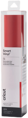 Cricut Smart Vinyl Removable 33x366cm 1 ark Röd