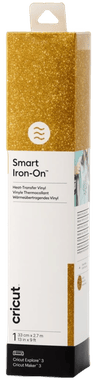 Cricut Smart Iron-on 33x273cm 1 ark Glitter Gold