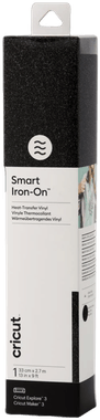 Cricut Smart Iron-on 33x273cm 1 ark Glitter Black