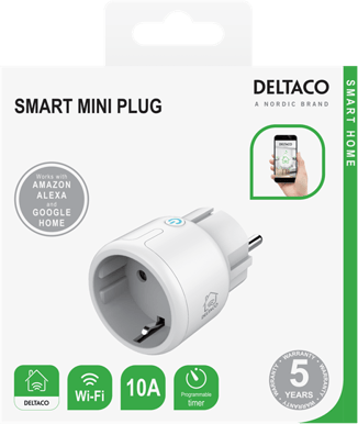 DELTACO Strömbrytare Mini WiFi