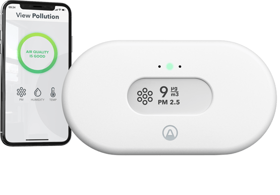 Airthings View Pollution